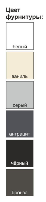 Заглушка утяжелителя рулонных штор Мини с боковой фиксацией (белый, серый, ваниль, антрацит, черный, бронза)