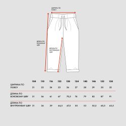 Штаны цвета морской глубина