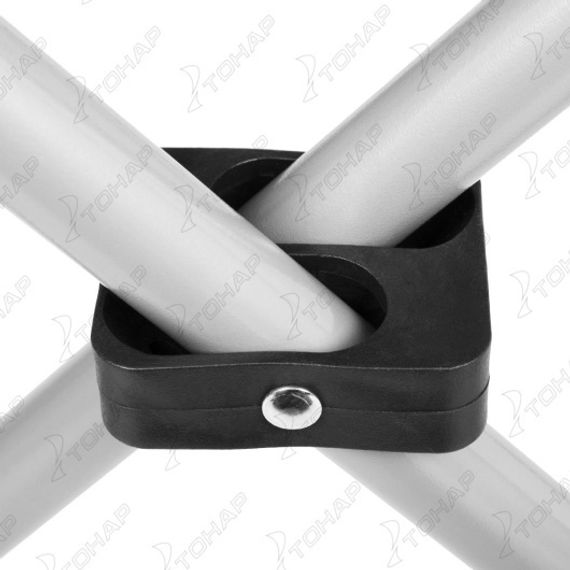 Кресло складное серый/красный без чехла (N-242-GR-1) NISUS (пр-во Тонар)