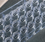 Форма для конфет поликарбонат 28х14 см "Презент", 24 ячейки