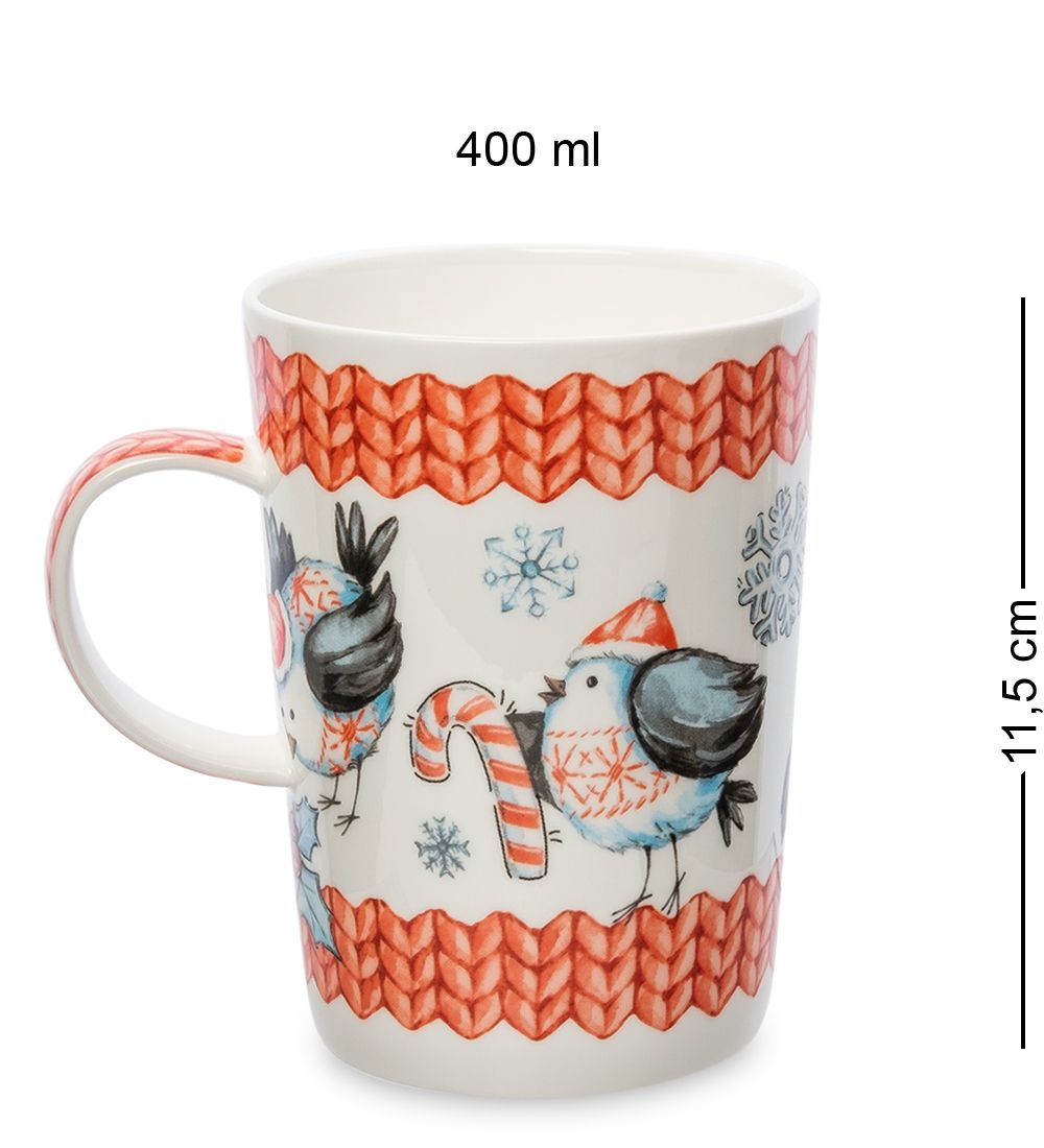Pavone JK-271 Кружка «Снегири» (Сiuffolotto  )