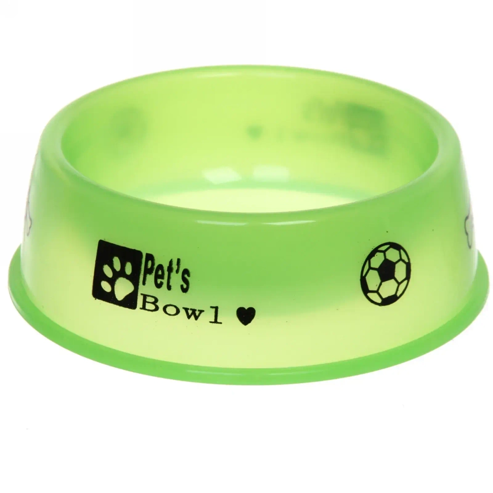 Миска пластиковая «Мр. Декстер», цвет зелёный, 15*5см /300мл