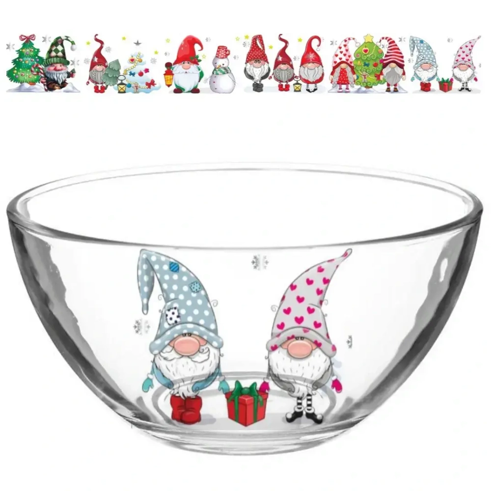 Салатник 800мл «Гномы в деле» 6 видов