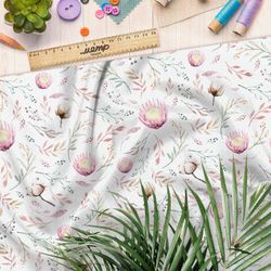 Ткань оксфорд 210 ботанический рисунок