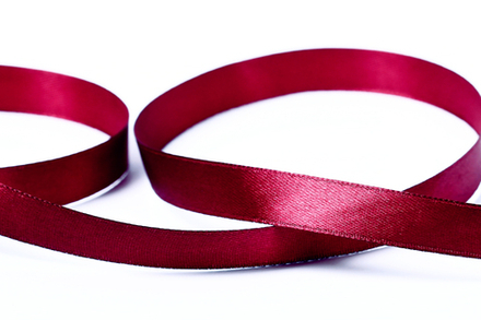 Лента атласная 12 мм "Gamma" №135 бордовый