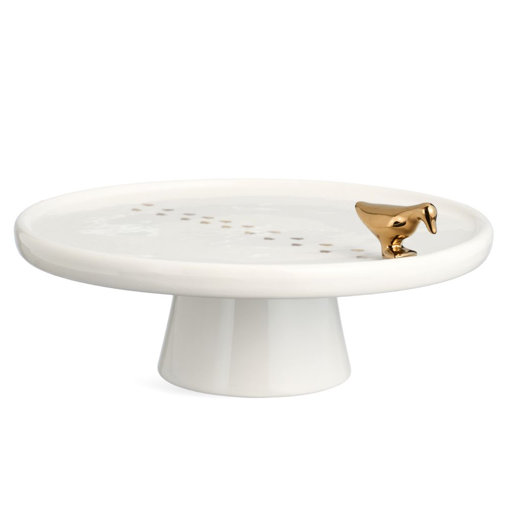 БЛЮДО СЕРВИРОВОЧНОЕ НА НОЖКЕ, 25Х25Х10,7 СМ