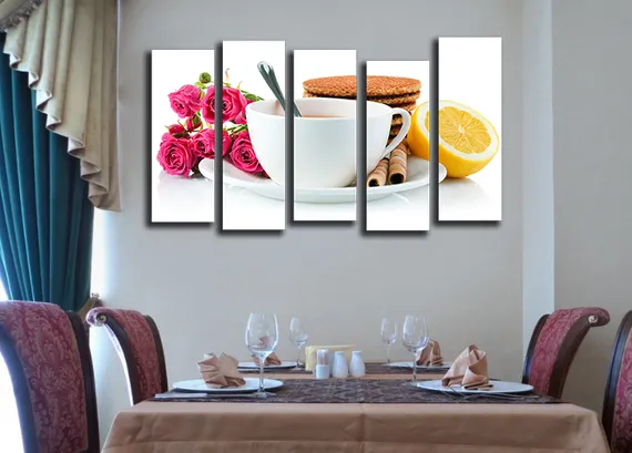 Модульная картина "Вкусный чай"