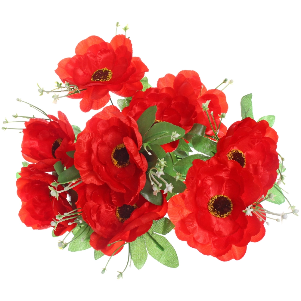 Искусственные цветы «Цветочная мелодия» Маки 50см10 цветков