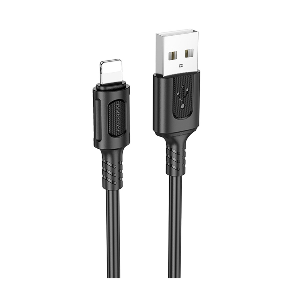 Кабель Borofone BX111 Lightning 2.4А черный 1 м
