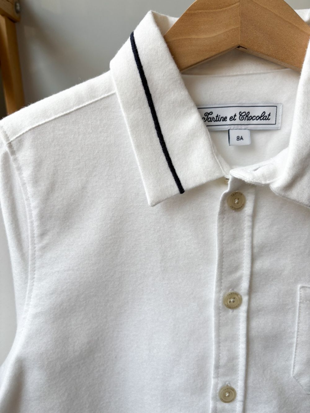 Хлопковая рубашка Tartine et Chocolat, 128