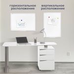 Доска магнитно-маркерная 90х120 см, ПВХ рамка, BRAUBERG "Standard", 237562