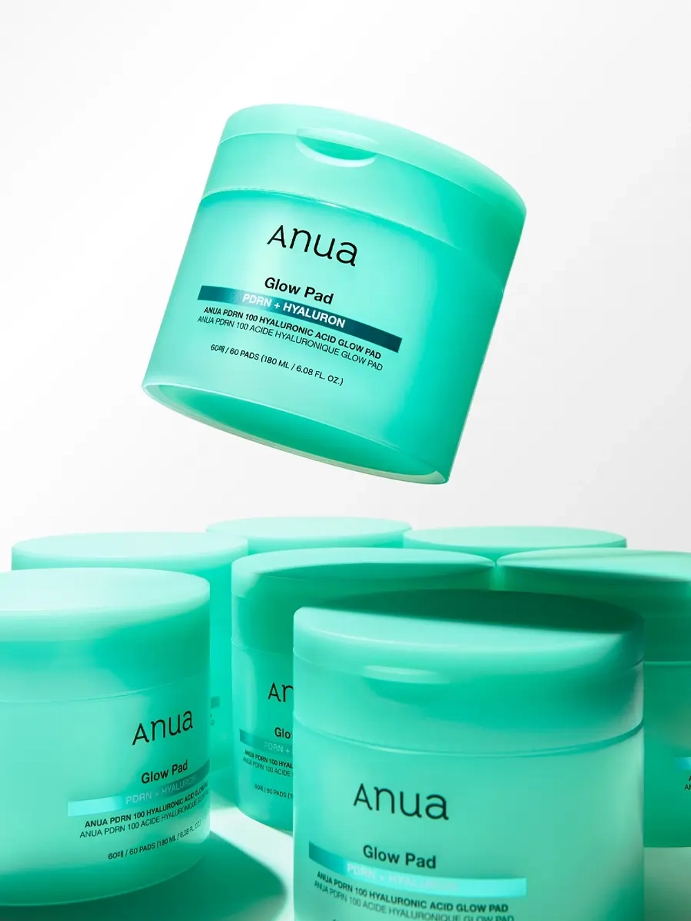 Anua Увлажняющие пэды с ПДРН и гиалуроновой кислотой для сияния кожи PDRN 100 Hyaluronic Acid Glow Pad 60 шт