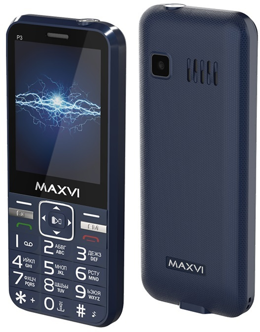 Сотовый телефон Maxvi P3 Blue