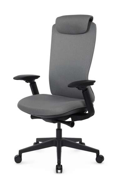 Кресло Gemini EGE-002A Черный пластик/Серый