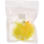 Мочалка-шар для тела полипропиленовая детская «Baby Boom - Мистер Пупсик Пират», цвет желтый, 20гр, d-11см