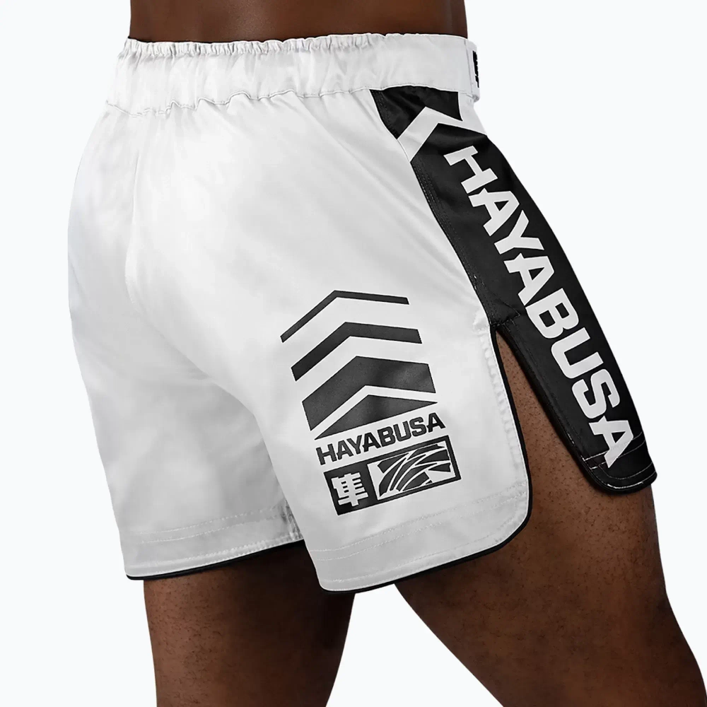 Шорты Hayabusa Icon MMA бело-чёрные