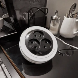 Удлинитель электрический рулетка PROconnect 3 гнезда 5 м, 2х0.75 мм, без заземления