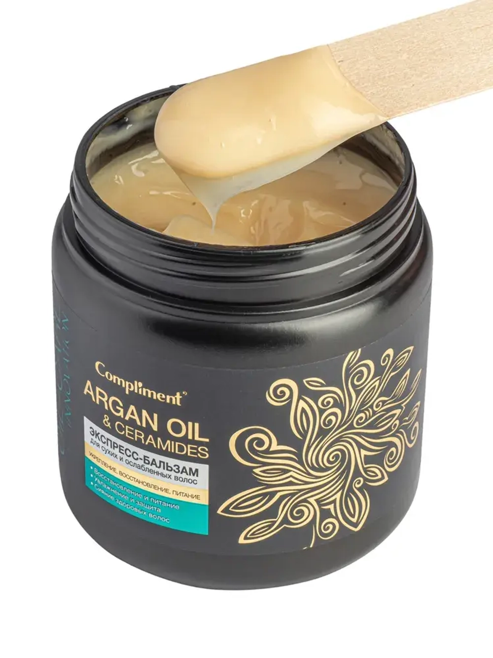 Compliment ARGAN OIL & CERAMIDES Экспресс-бальзам для сухих и ослабленных волос 500мл