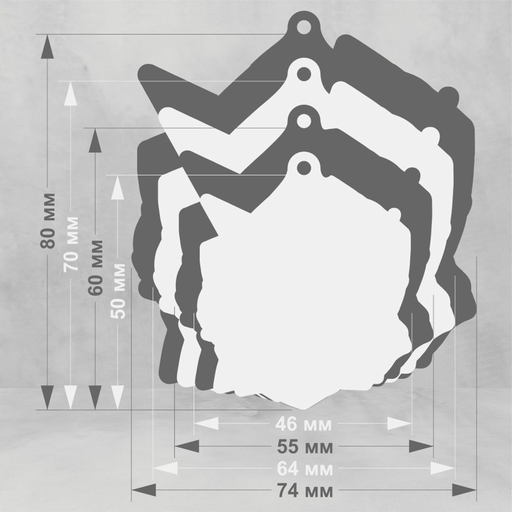 Акриловая медаль Хоккей 1759-050