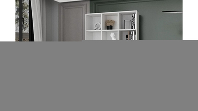 Книжный стеллаж Билли Айден 2 Белый Фасадный 0101 97*30*160 см, Белый   Фиеста