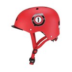 Шлем детский Globber Elite Lights XS/S (48-53CM) красный