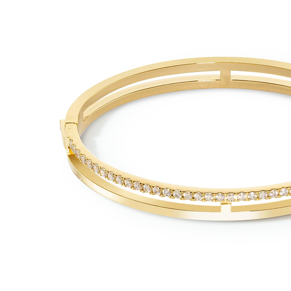 Браслет Coeur de Lion Crystal-Gold 0136/32-1816 19