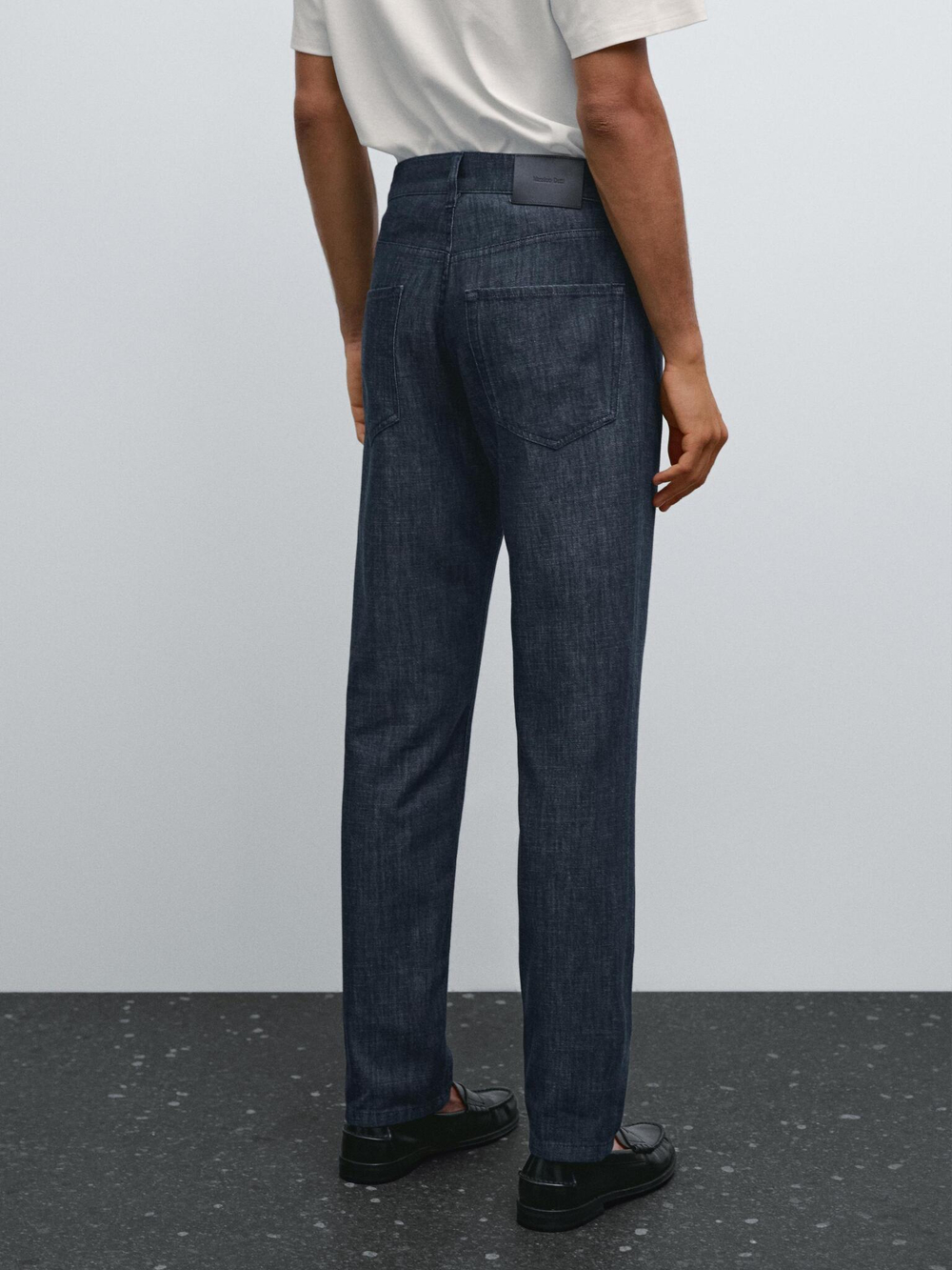 Massimo Dutti Легкие зауженные джинсы, индиго