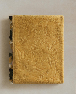 Zara Home - Жаккардовое банное полотенце с кисточками, горчичный, 50х90 см