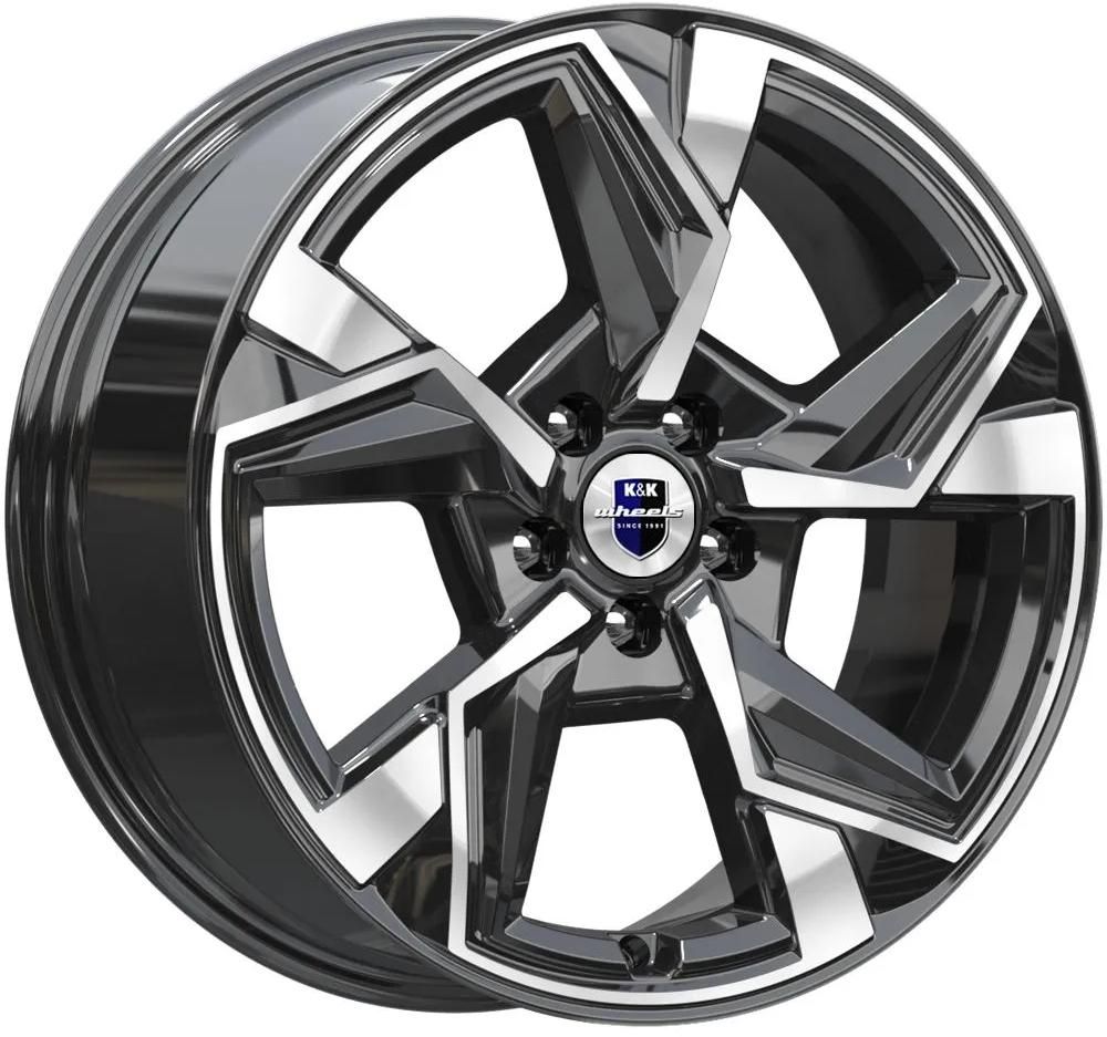 K&amp;K Кайан 7.5x18 5x114.3 ET 45 Dia 67.1 (алмаз черный)