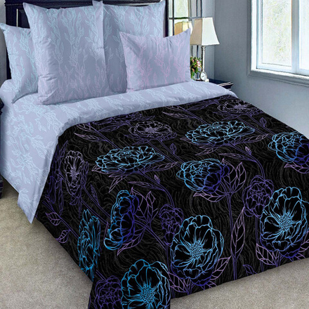 Комплект постельного белья "ВЛ. ИЛЛЮМИНАЦИЯ", перкаль, 100% хлопок.