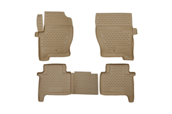 Коврики Standard, в салон LAND ROVER Range Rover Sport 2005-2012, 4 шт. (полиуретан, бежевые) Element.NLC.28.03.212