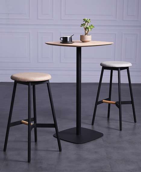 Барный стул Mont, 75 см, черный