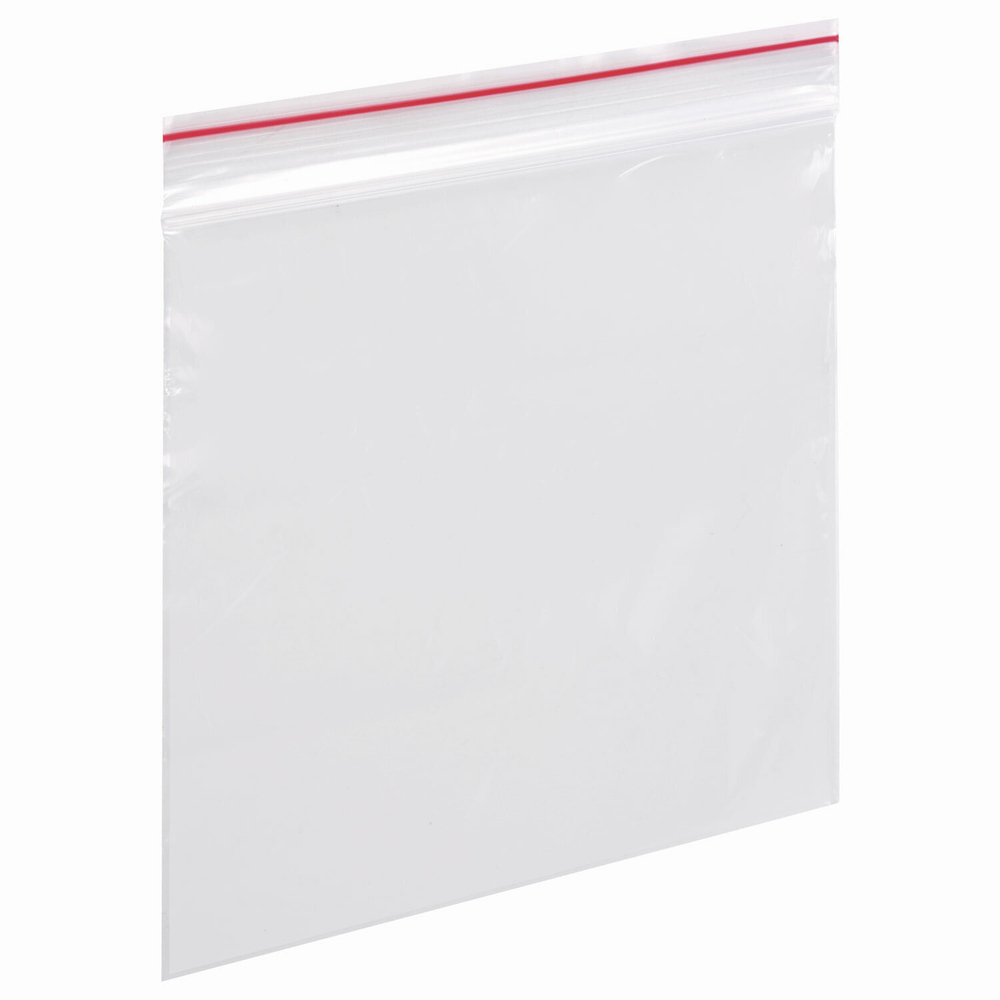 Пакеты с замком ZIP LOCK "зиплок" комплект 100 шт. 100х100 мм ПВД толщина 35 микрон BRAUBERG (20 штук в упаковке)