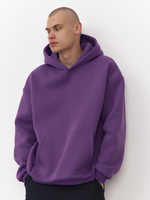 Худи с начесом (темно-фиолетовый)