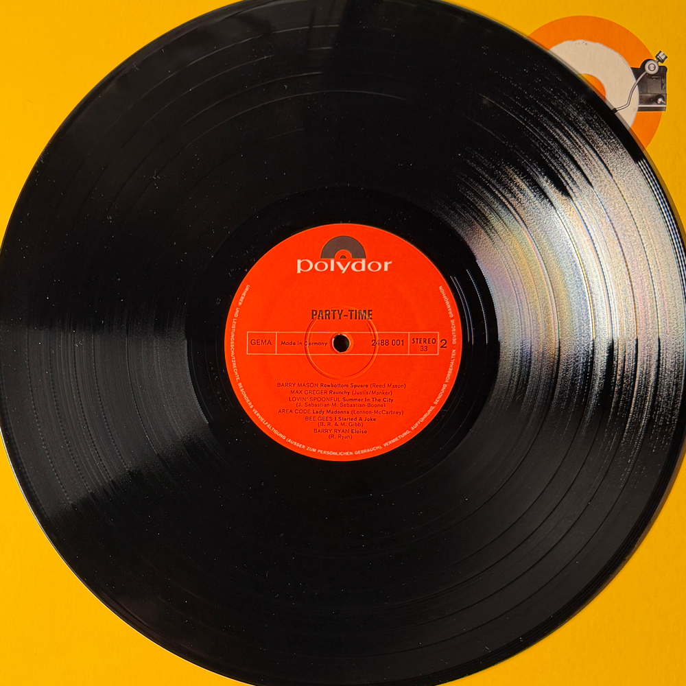 Сборник Party-Time 3LP (Германия) Black/Red/ Green