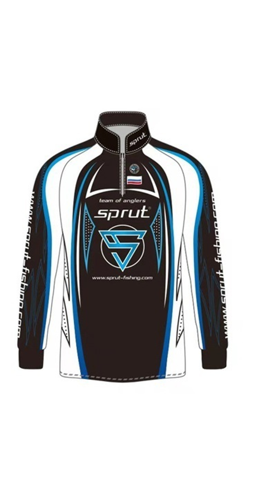 Футболка Sprut Team of Anglers II (Black/White/Blue/XS)