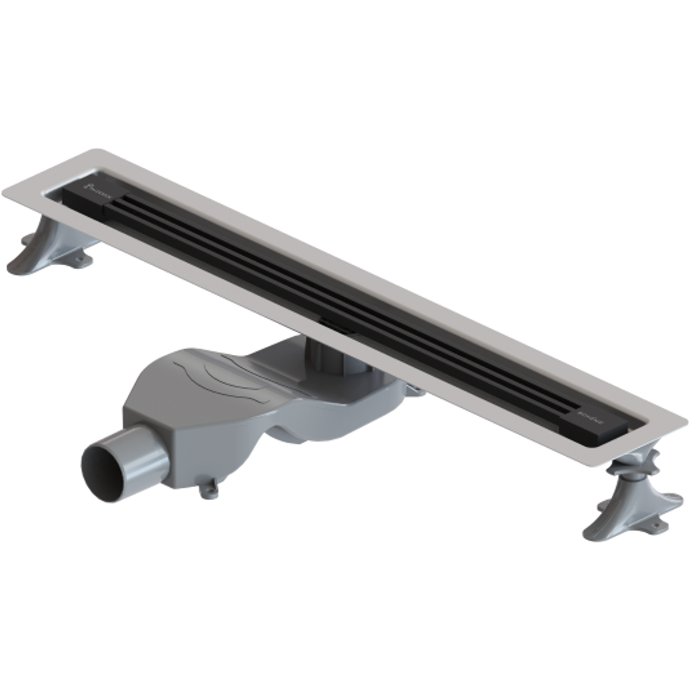 Душевой лоток Boheme B&T INFINITY 60см 981-60-B нержавеющая сталь ЧЕРНЫЙ