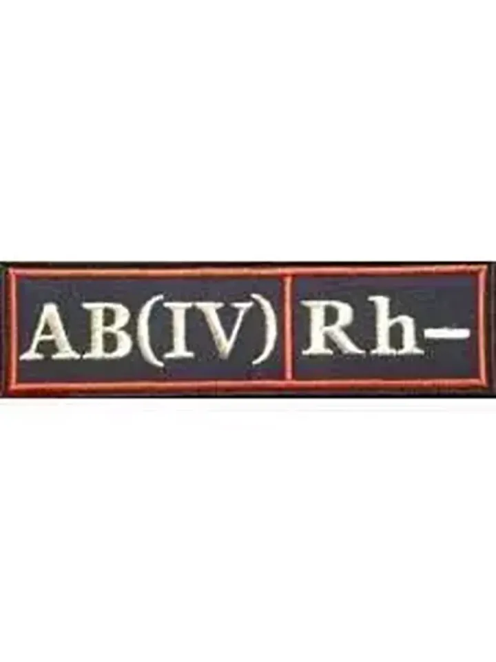 Нашивка группа кров 4- (полиция)