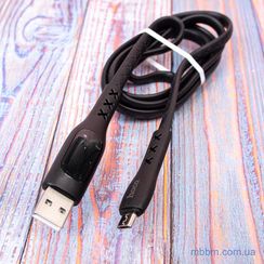 USB Кабель Hoco microUSB Sentinel S6 2.4A 1.2m Black