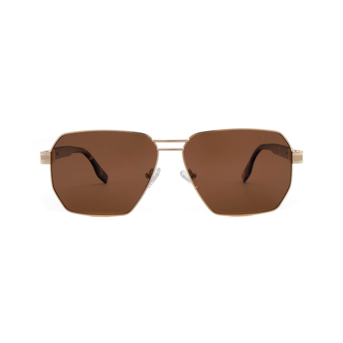 Очки Family Optic S4030 C2 многогранник золотые с коричневым