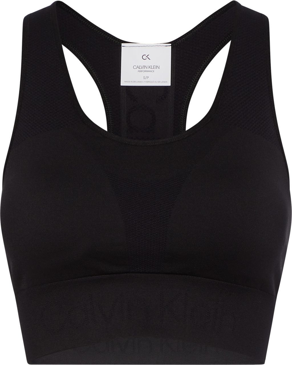 ТОП теннисный Calvin Klein Medium Support Sports Bra - black