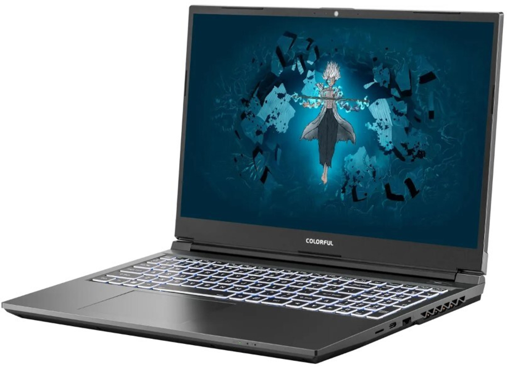 Ноутбук  Colorful EVOL X17 AT 23H1 17.3 ", Core i5, 16 Гб RAM, 512 Гб SSD, GeForce RTX 4050, Серый