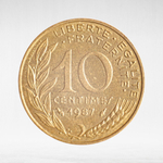 France, 10 Centimes 1987, VF