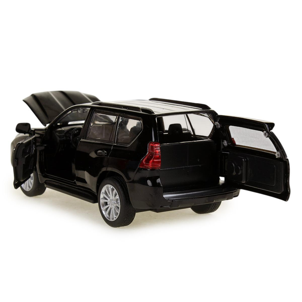 Модель ин. мет. "Toyota Land Cruiser Prado" свет-звук 15см, двери, коробка SB-68482BL (Технопарк)
