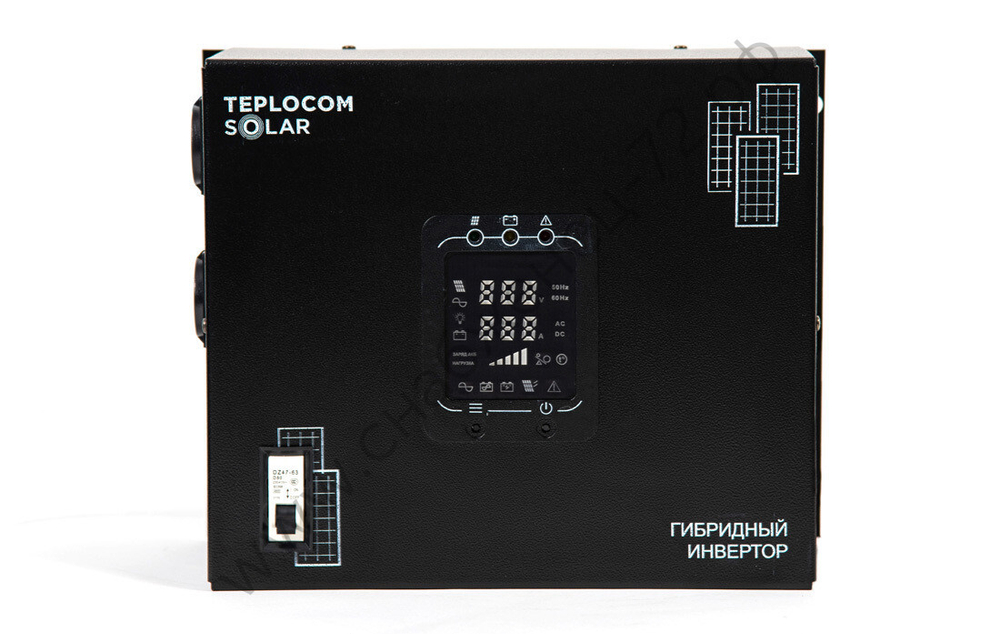 TEPLOCOM SOLAR-1500 многофункциональный инвертор 220В 1500ВА (1050Вт)