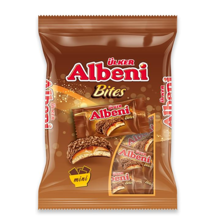 Печенье Albeni Bites Mini с карамелью в молочном шоколаде 500 гр