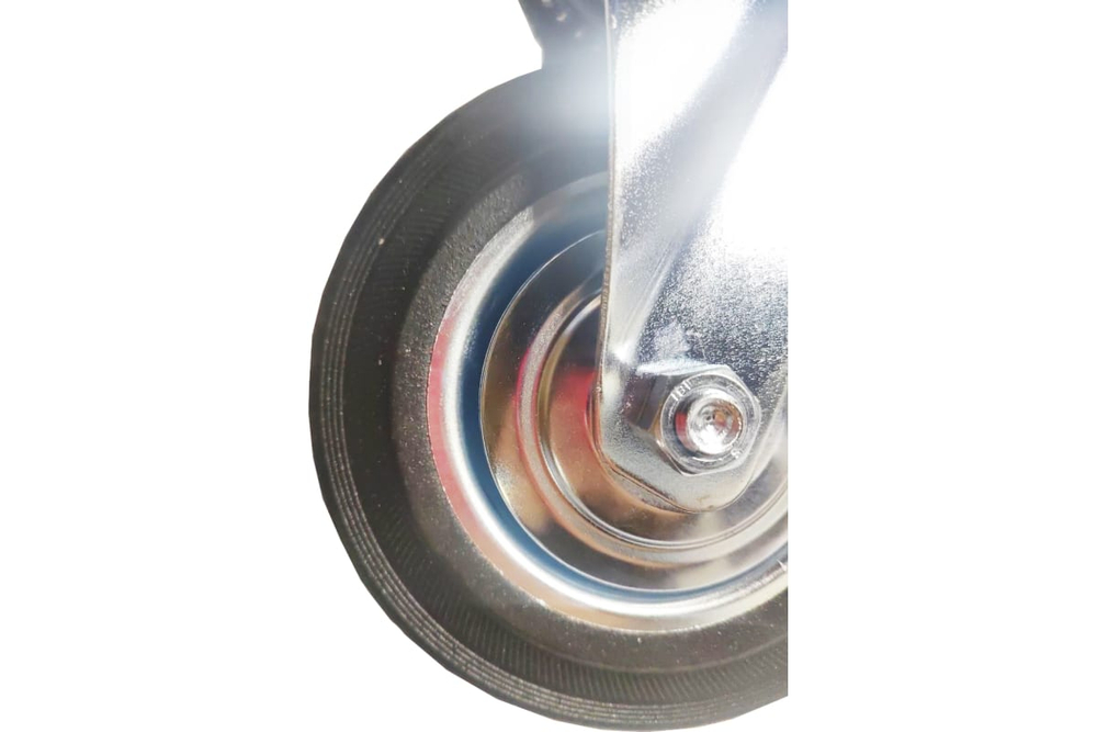 Колесо для строительных лесов поворотное с тормозом 160 мм
