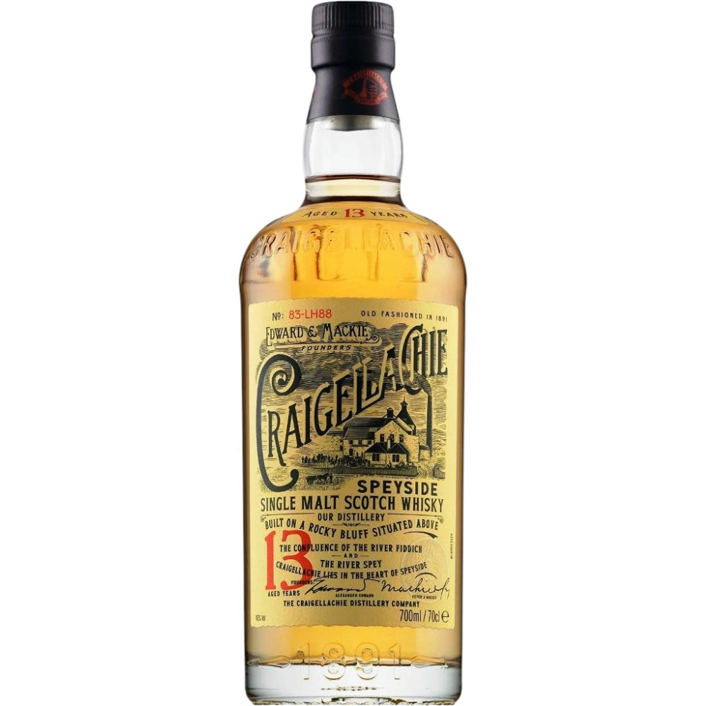Виски Craigellachie 13 Y.O. 0,7 л. В тубе