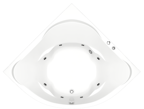 Гидромассажная ванна Bas Ривьера 161х161