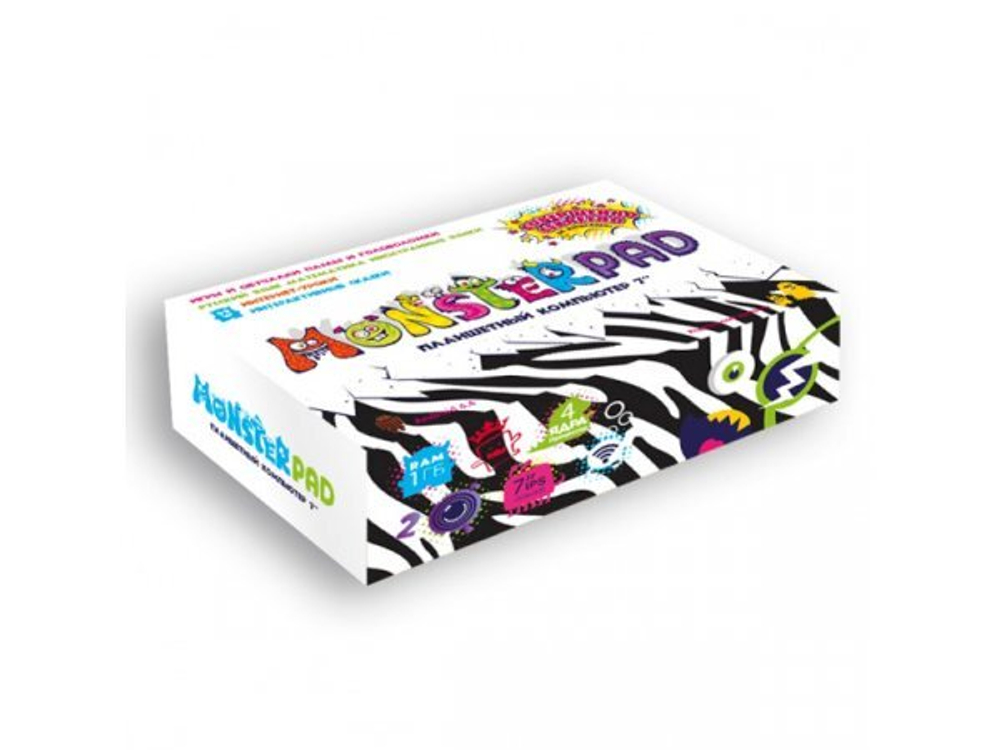Планшет Turbo MonsterPad 7" 8Gb Wi-Fi Zebra